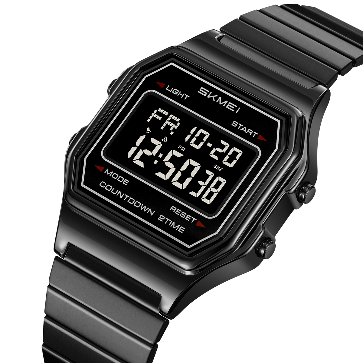 Fashion Brand SKMEI 2465 Top Quality White Style Water Resistant Digital Watch