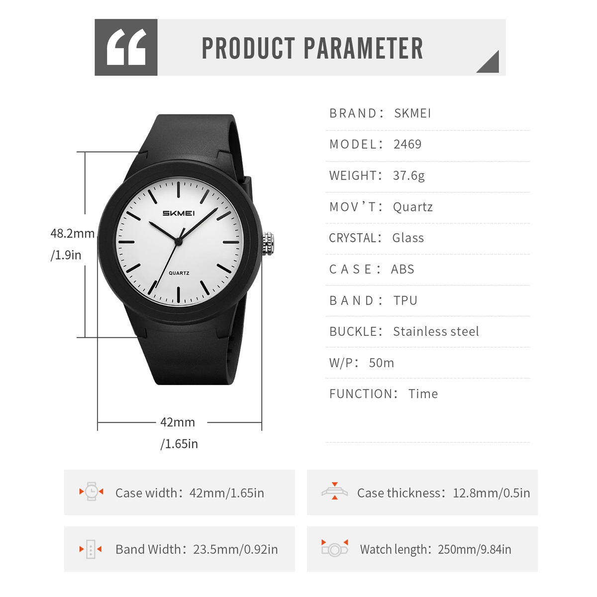 Oem Watch Manufacturer SKMEI 2469