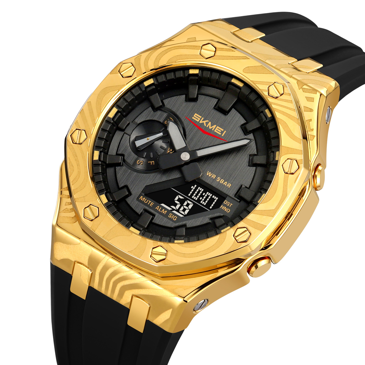 Direct Factory Skmei 2471 New Unique Design Dual Time Digital Watch 