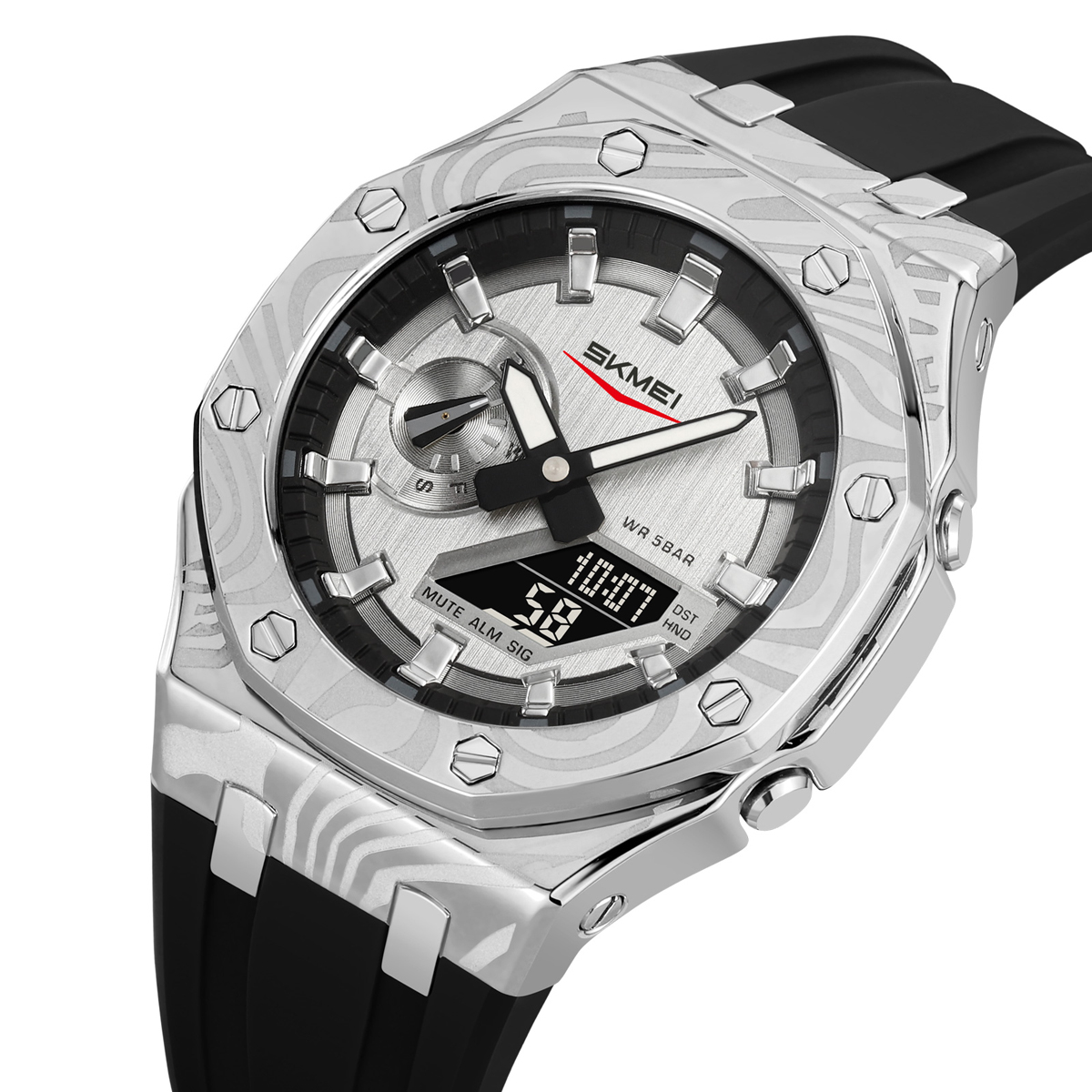 Direct Factory Skmei 2471 New Unique Design Dual Time Digital Watch 