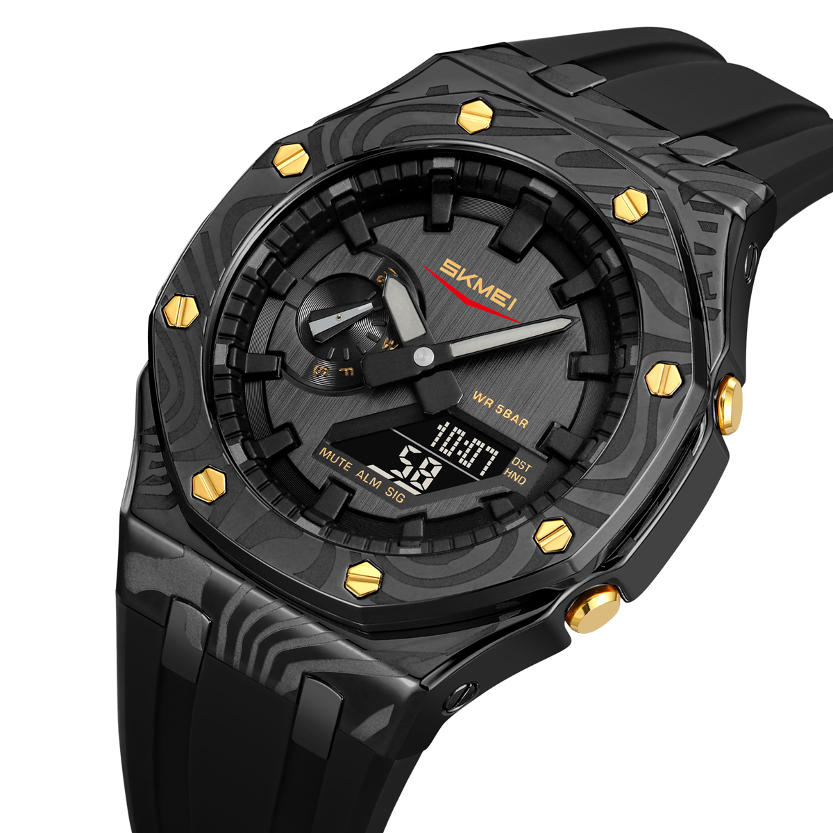 Direct Factory Skmei 2471 New Unique Design Dual Time Digital Watch 