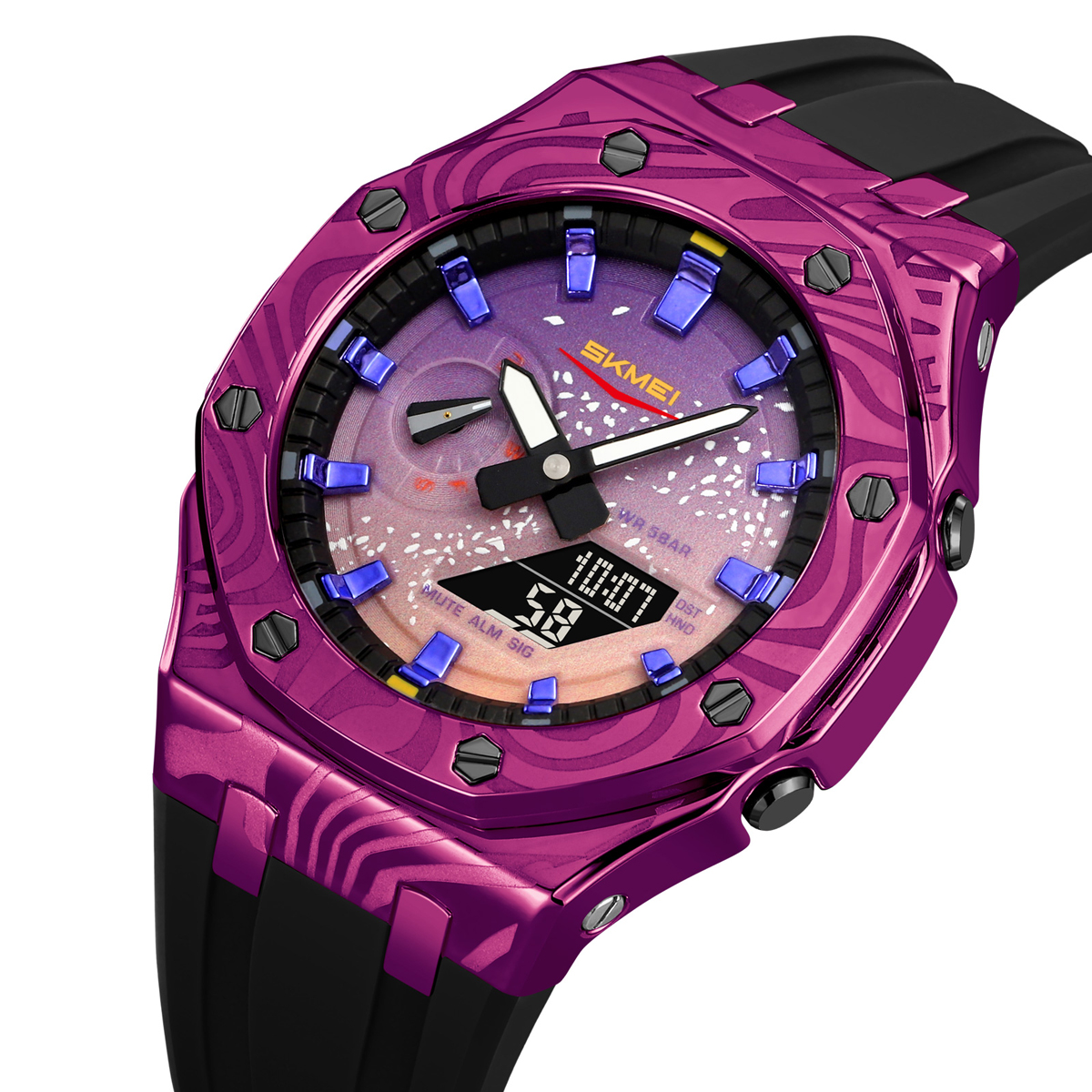 Direct Factory Skmei 2471 New Unique Design Dual Time Digital Watch 