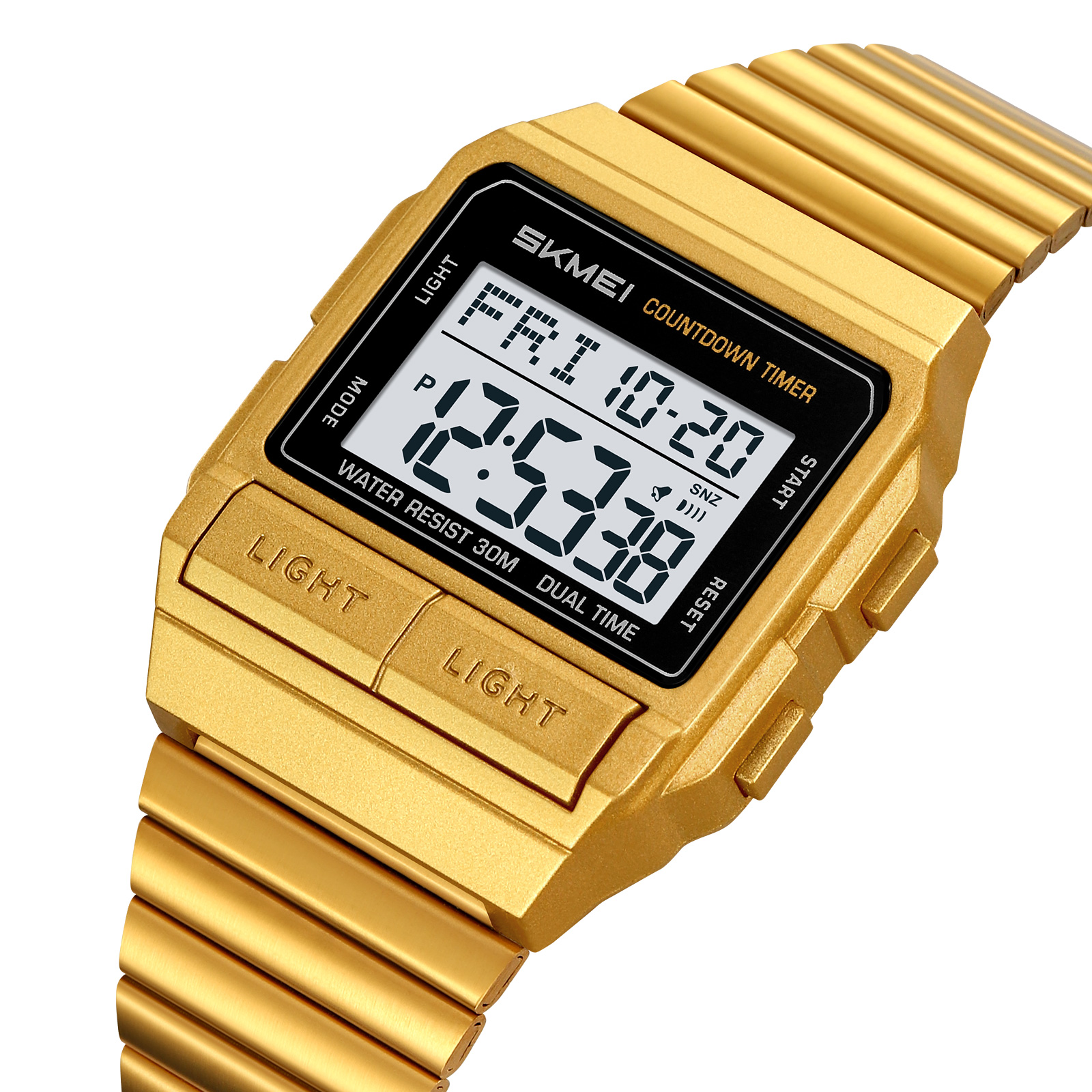 SKMEI 2475 Men's Simple Wristwatch Waterproof Alarm Luminous