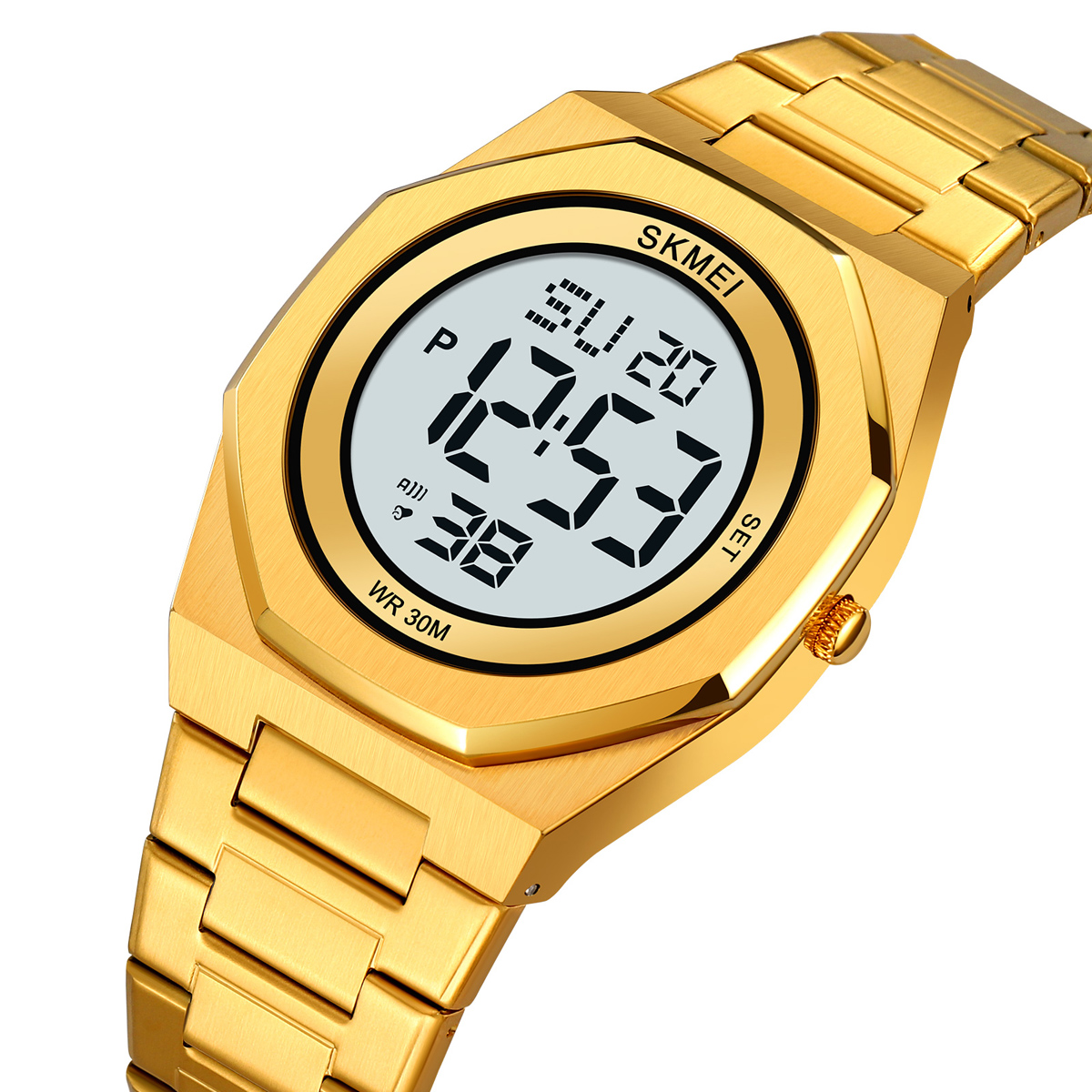 SKMEI 2479 Digital Watch for Man Stop Watch Time Reminder