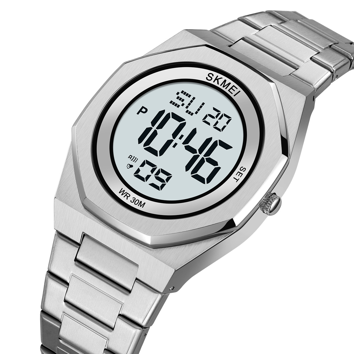 SKMEI 2479 Digital Watch for Man Stop Watch Time Reminder