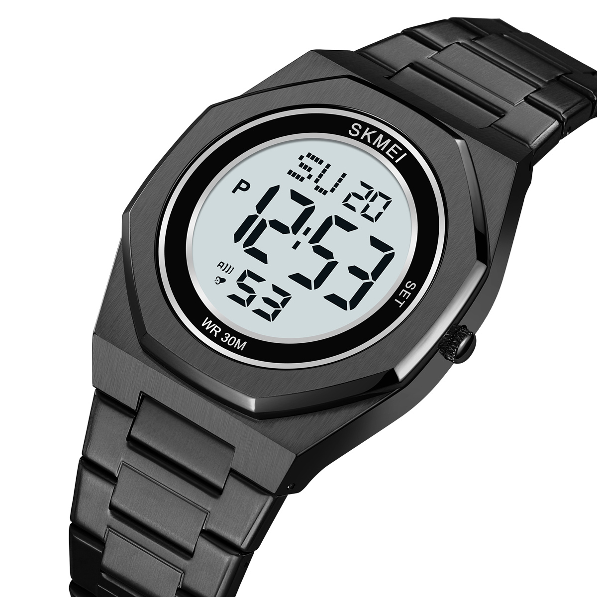 SKMEI 2479 Digital Watch for Man Stop Watch Time Reminder