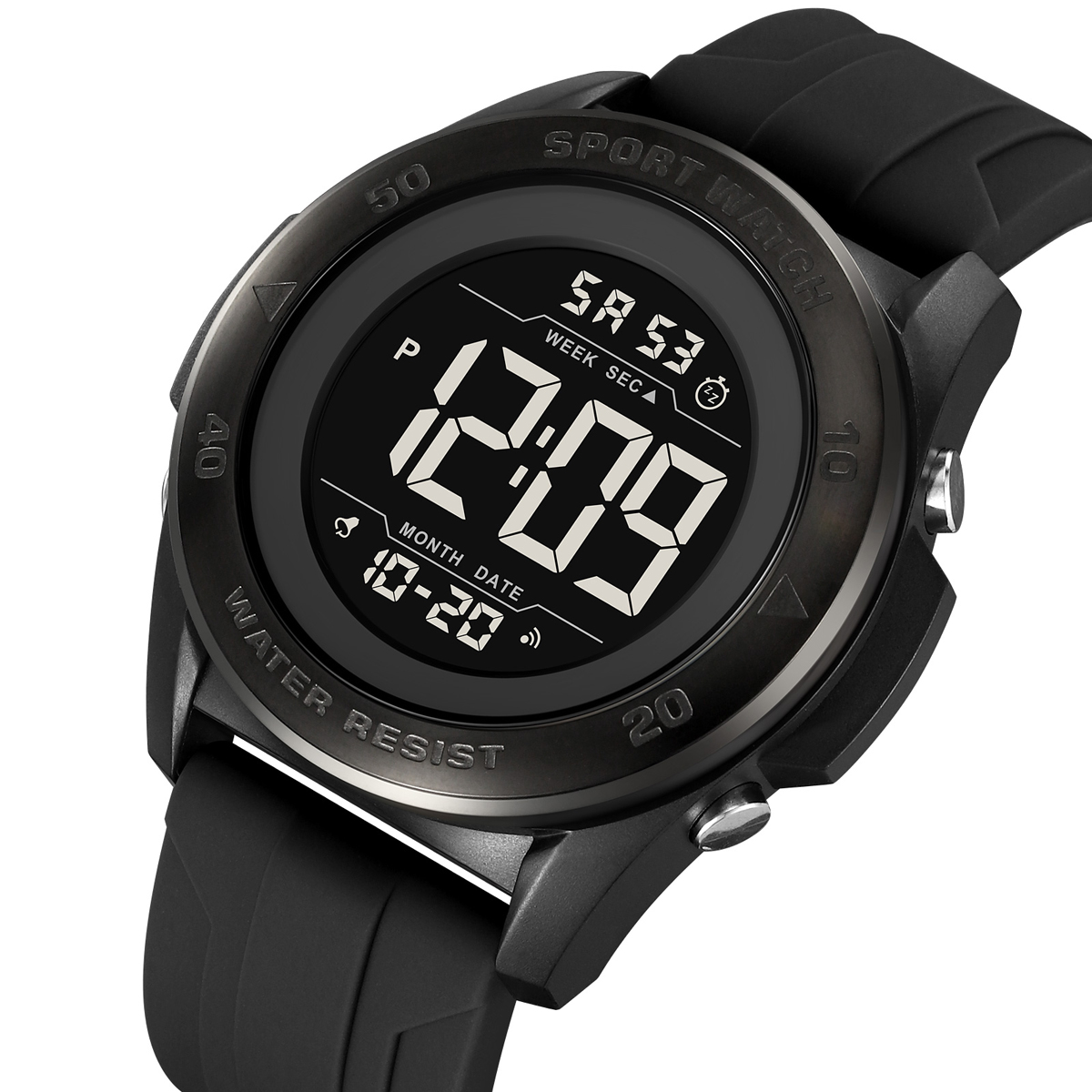 Skmei Original Factory Men's Model 2485 Sport Digital Black Classic Watch