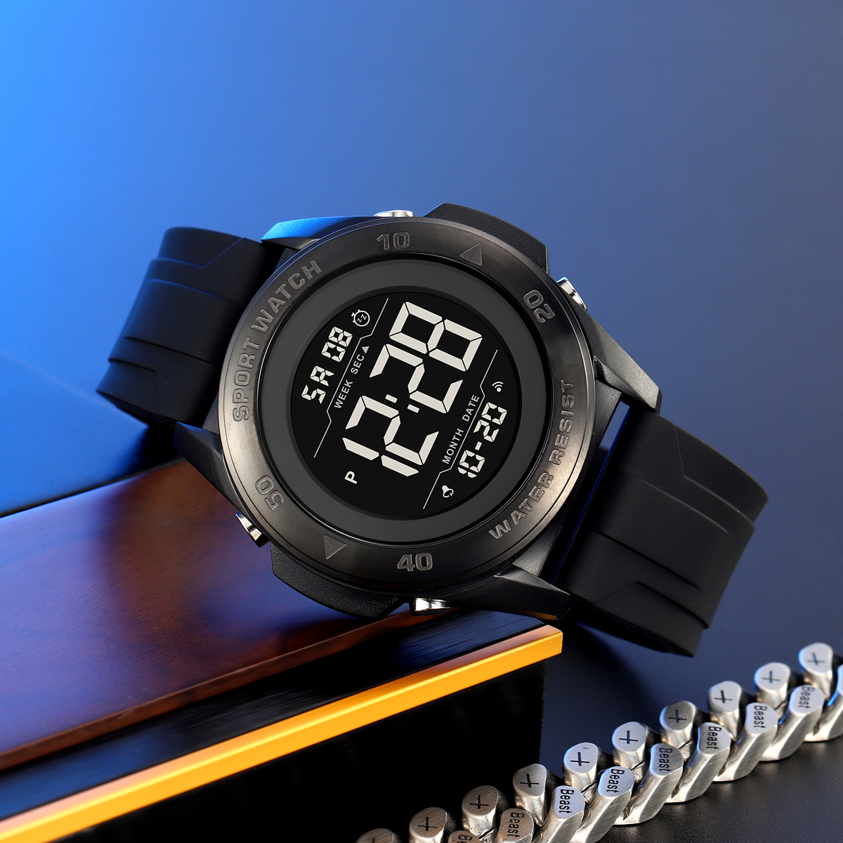 Skmei Original Factory Men's Model 2485 Sport Digital Black Classic Watch