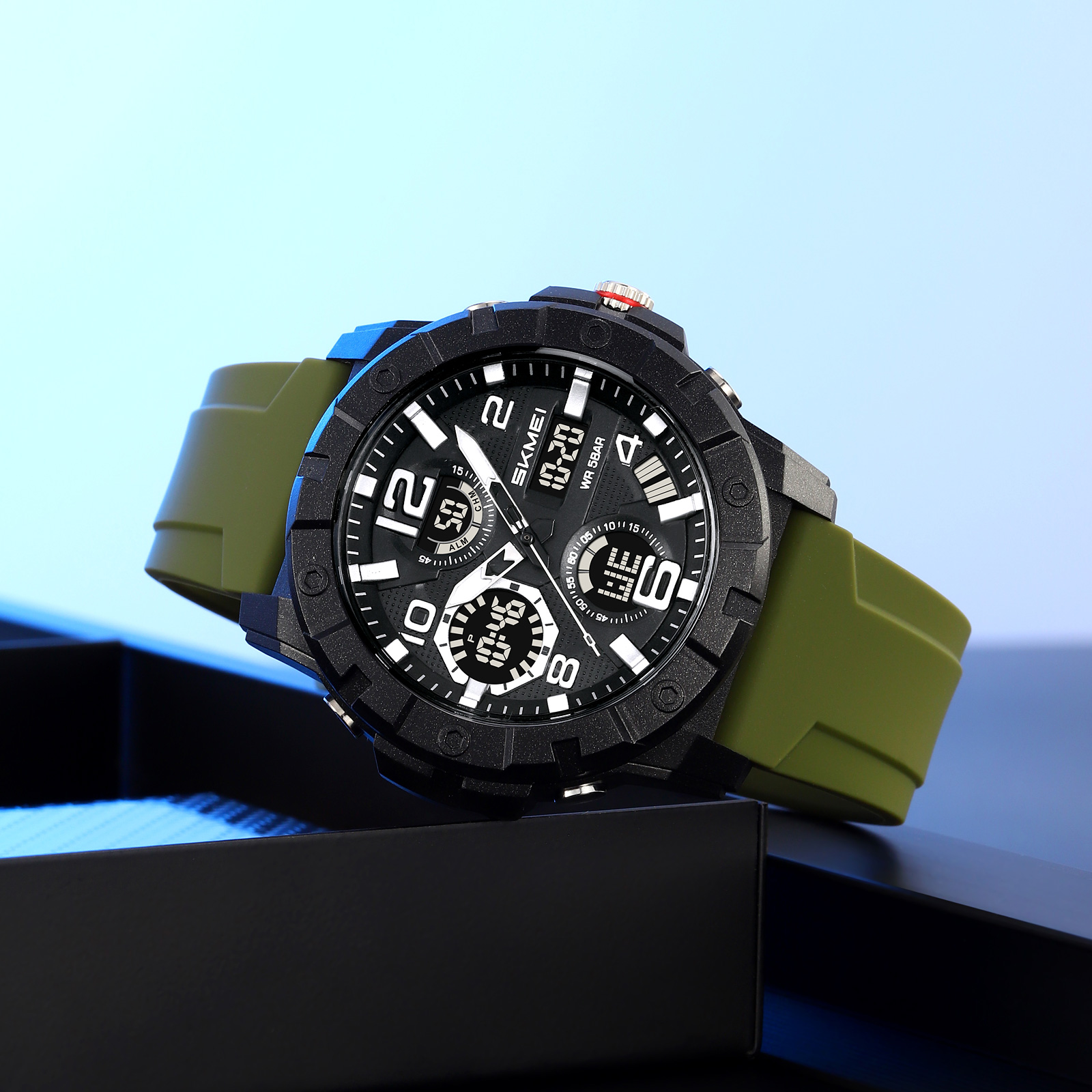 Skmei 2487 Wristwatch Factory Direct Electronic Analog Digital Waterproof Reloj