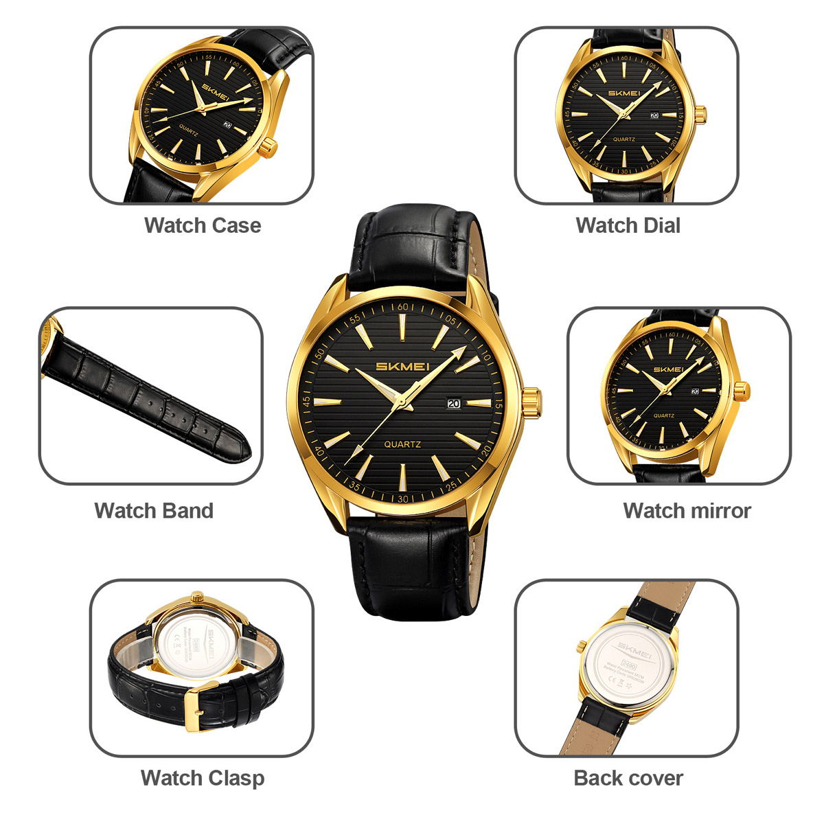 Skmei 2490 Wrist Quartz Watches for Men