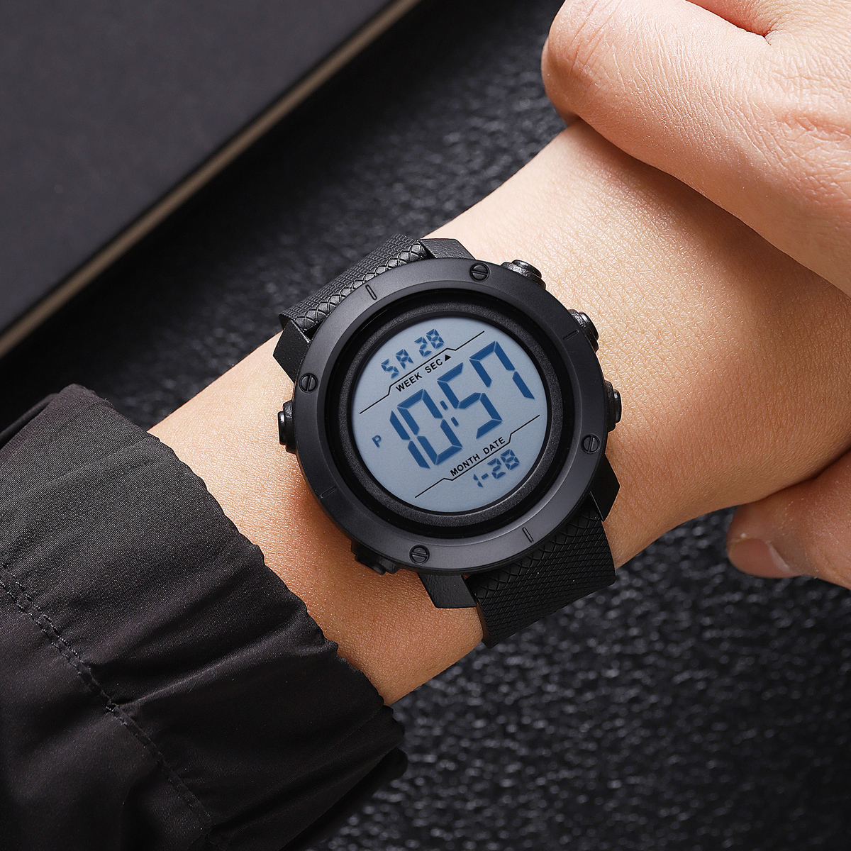 2497 Skmei Wholesale Man Digital Plastic Watches Sports Watch