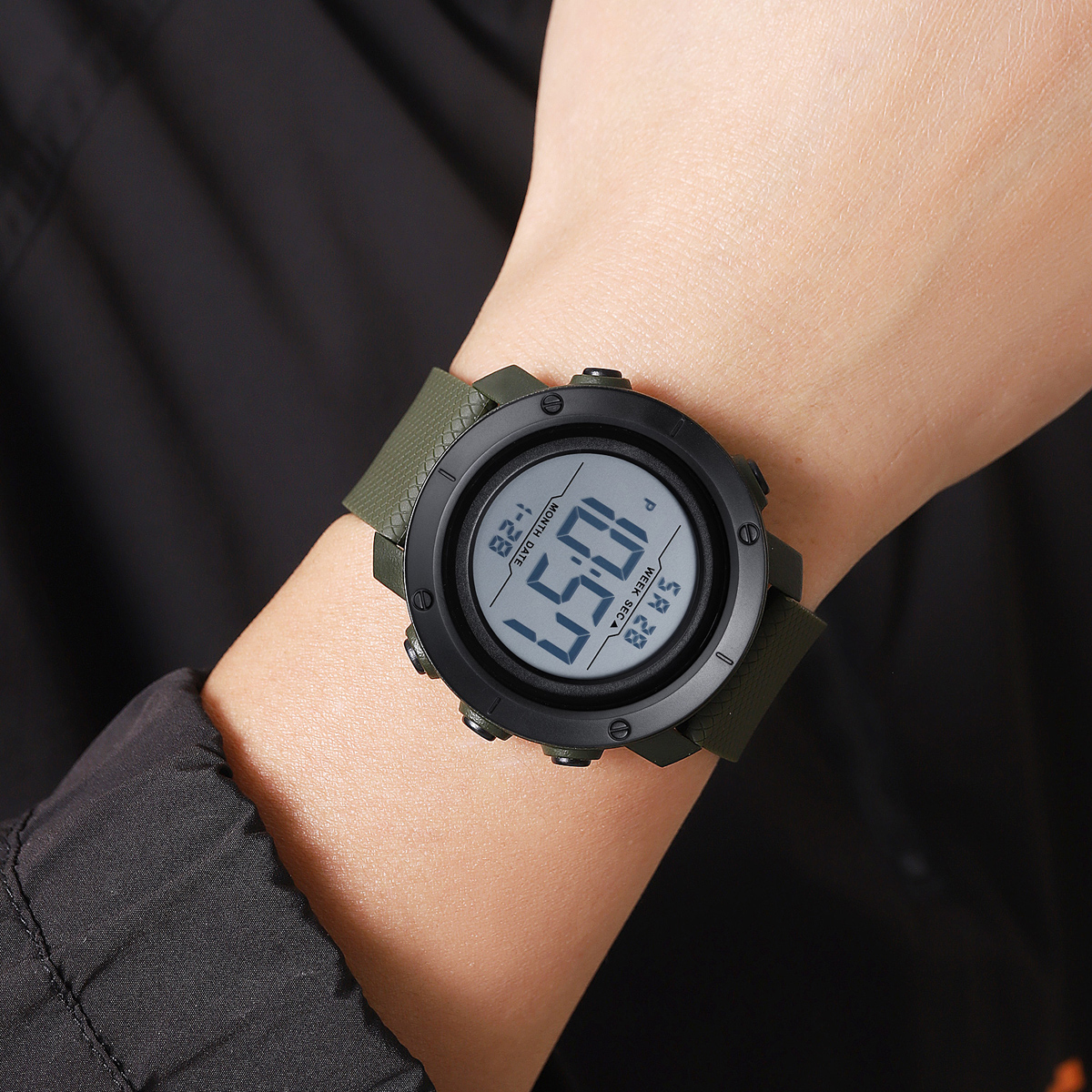 2497 Skmei Wholesale Man Digital Plastic Watches Sports Watch