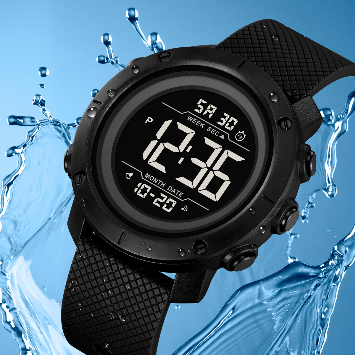2497 Skmei Wholesale Man Digital Plastic Watches Sports Watch