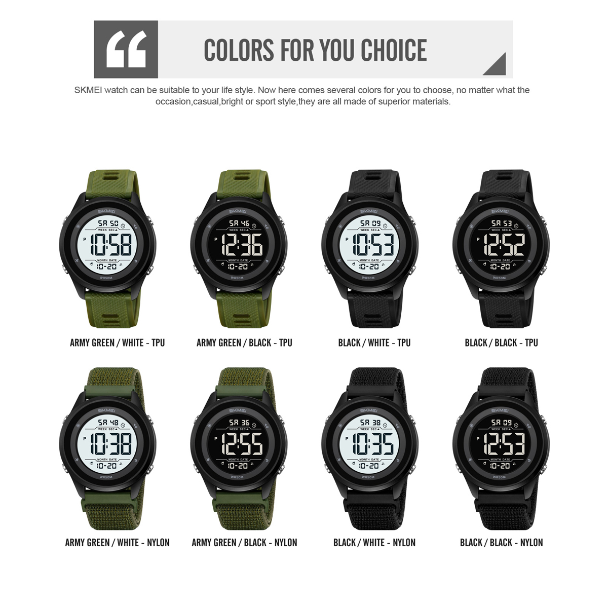 Skmei 2498 Watch Water Resistant Sport Watches