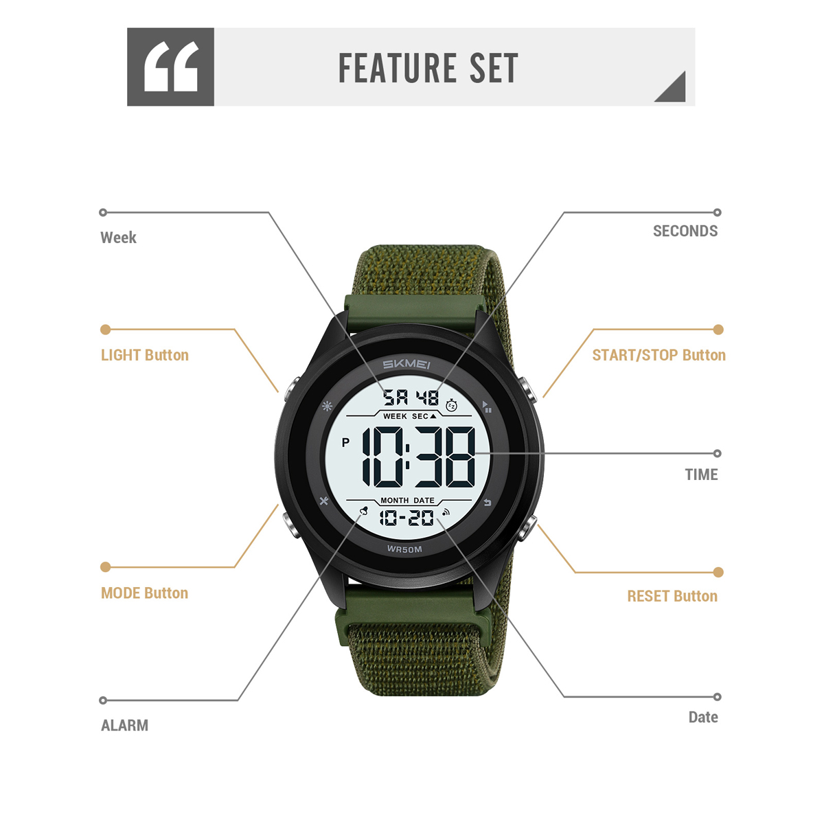 Skmei 2498 Watch Water Resistant Sport Watches