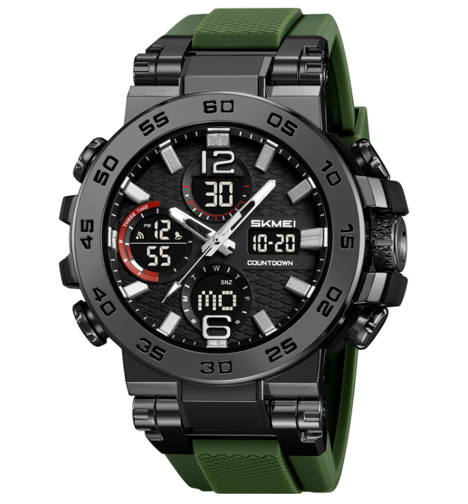 Skmei 2499 Mens Quartz+digital Analog Watch