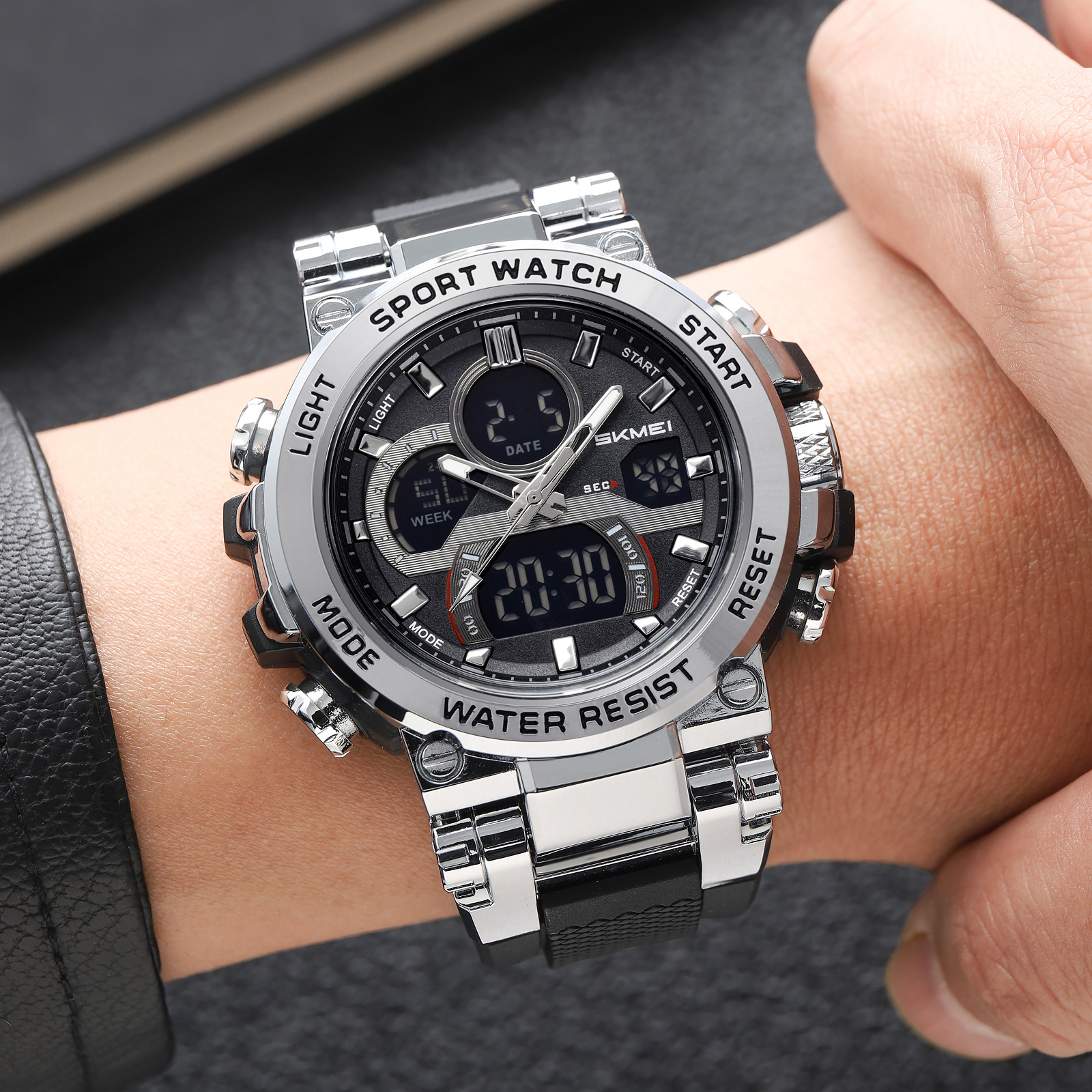 SKMEI ANALOG DIGITAL BIG WATCH 2500