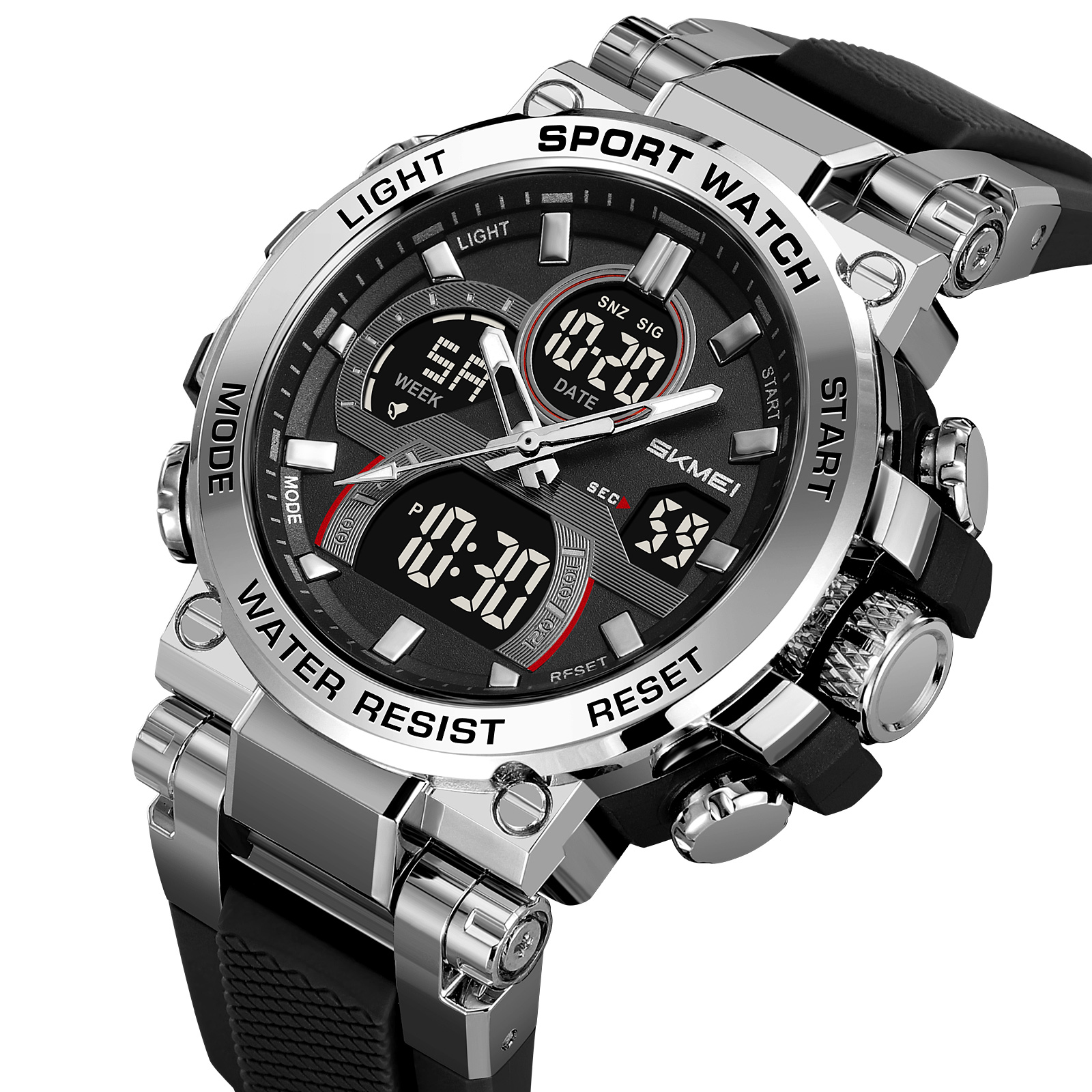 SKMEI ANALOG DIGITAL BIG WATCH 2500