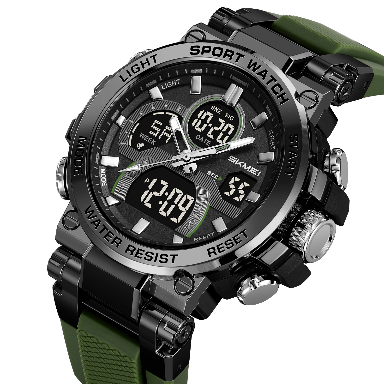 SKMEI ANALOG DIGITAL BIG WATCH 2500
