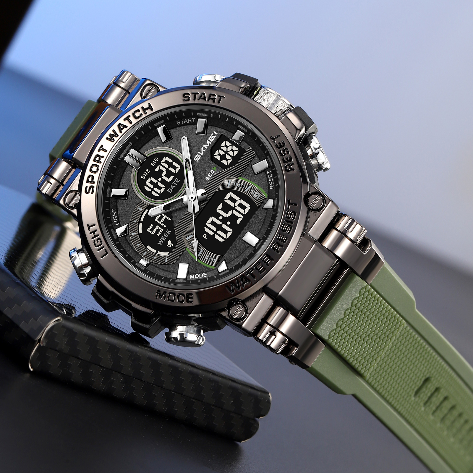 SKMEI ANALOG DIGITAL BIG WATCH 2500