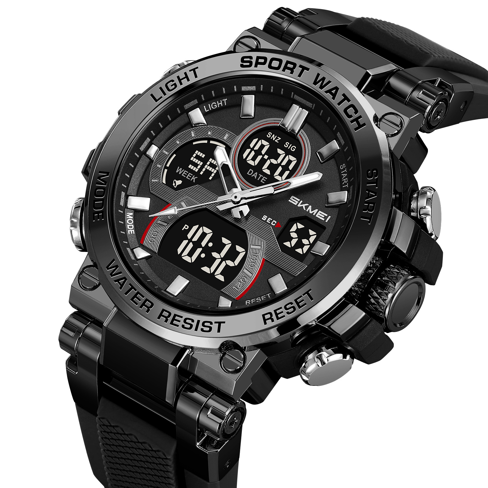 SKMEI ANALOG DIGITAL BIG WATCH 2500