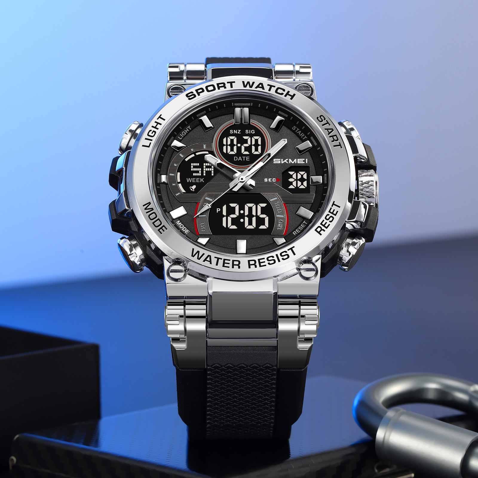 SKMEI ANALOG DIGITAL BIG WATCH 2500