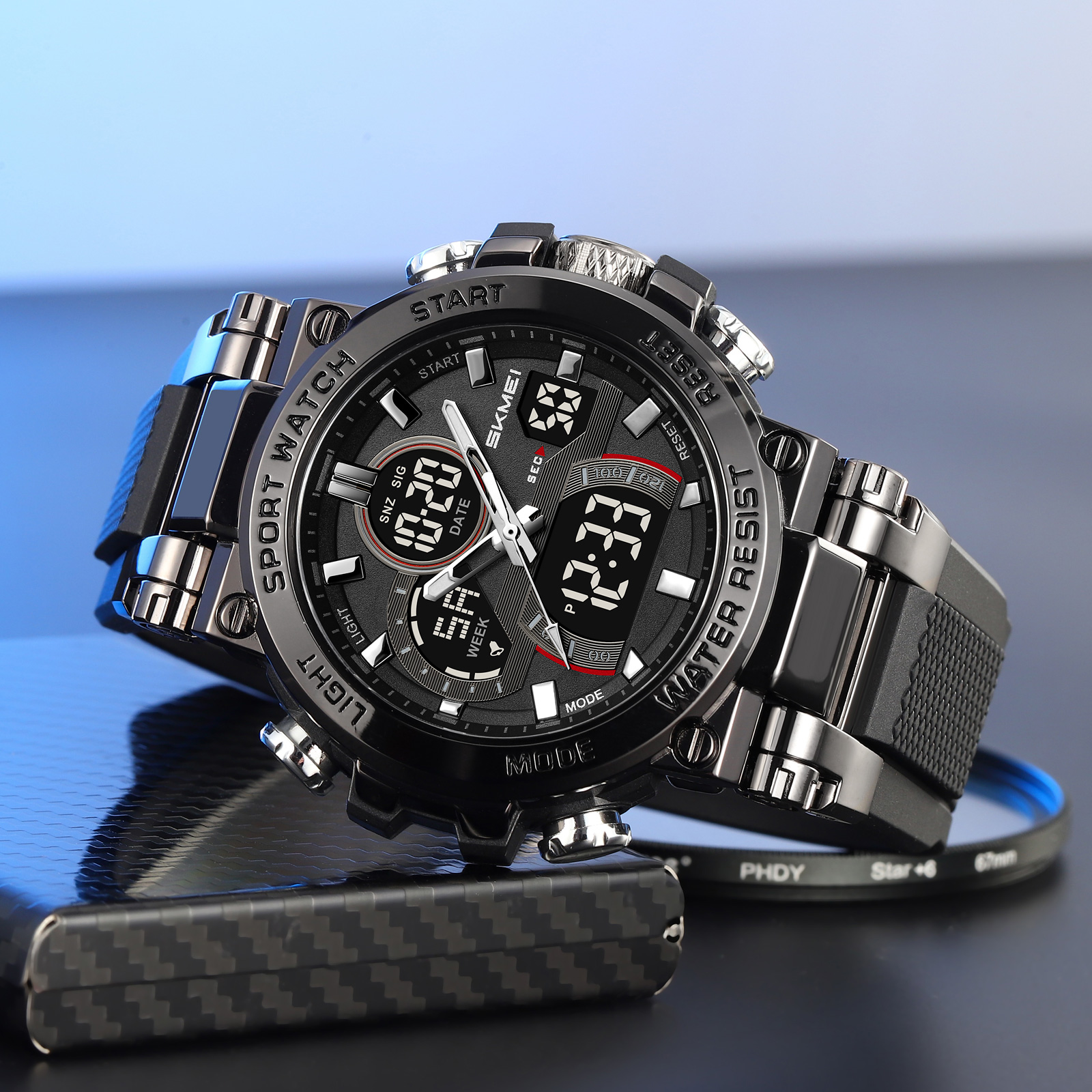 SKMEI ANALOG DIGITAL BIG WATCH 2500