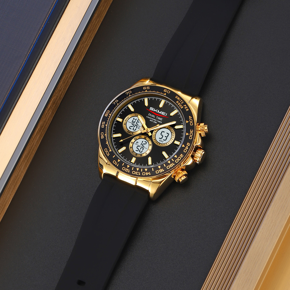 OEM Accept High-quality SKMEI 2505 Watch Men Sport Digital Mens Clock 