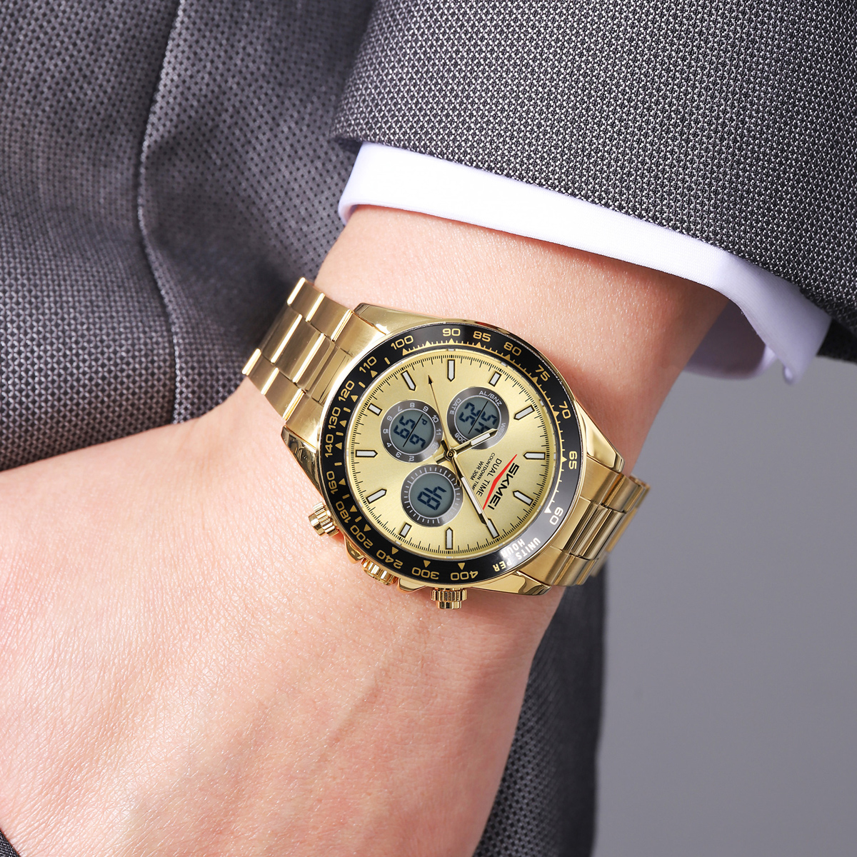OEM Accept High-quality SKMEI 2505 Watch Men Sport Digital Mens Clock 