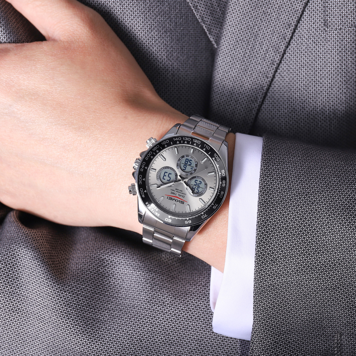 OEM Accept High-quality SKMEI 2505 Watch Men Sport Digital Mens Clock 