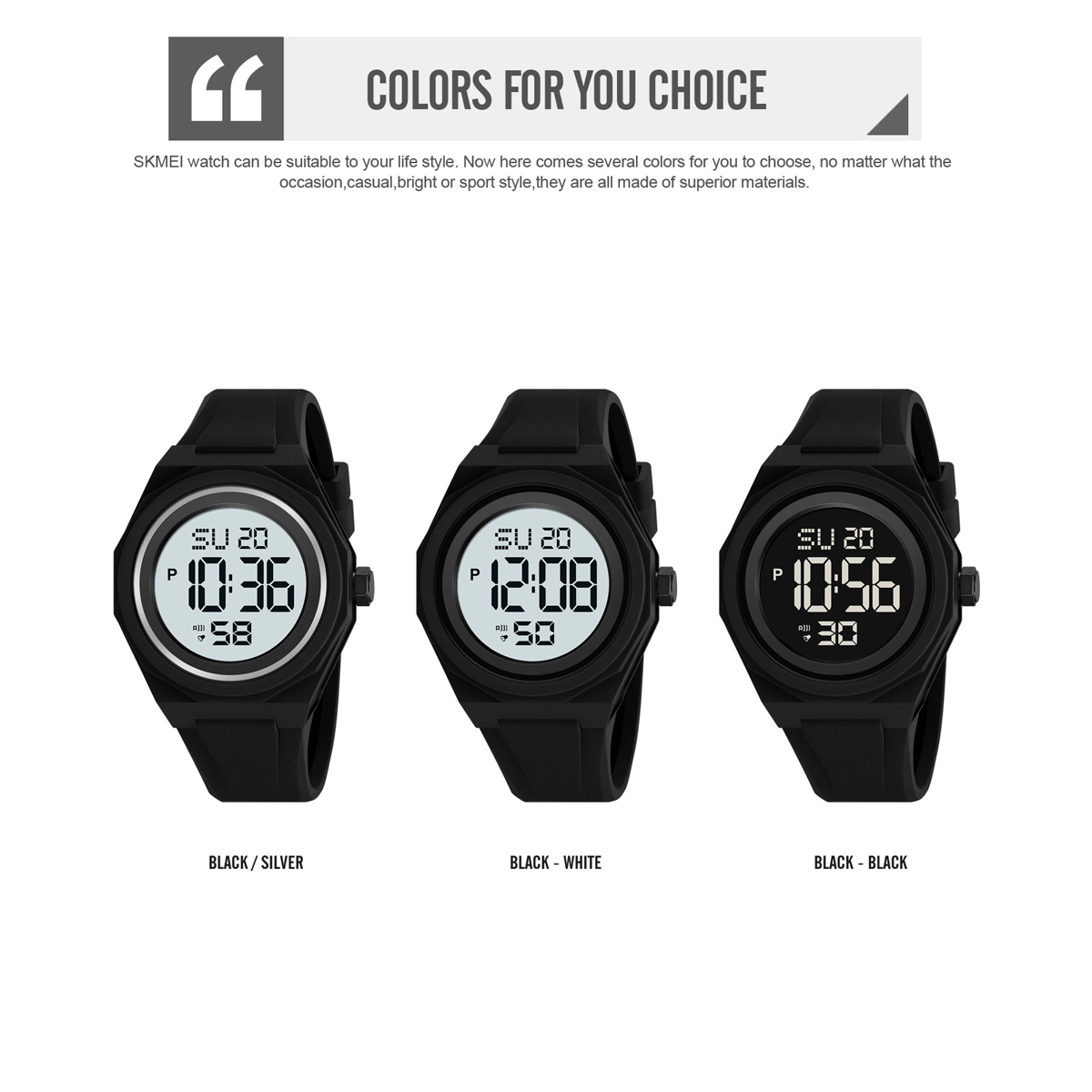  SKMEI 2506 Digital Electronic Watch Reloj Hombre
