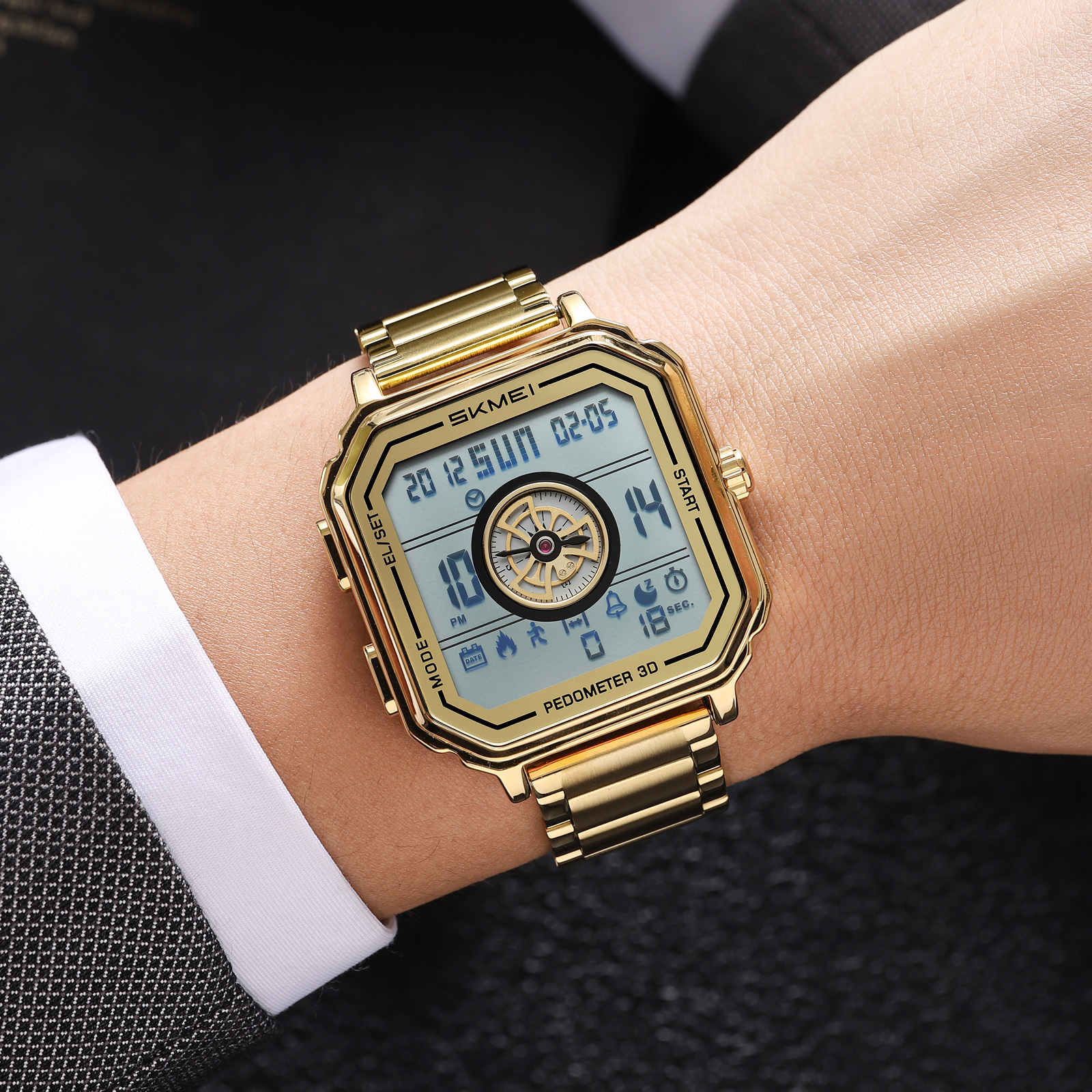 SKMEI 2507 METAL DIGITAL WATCH