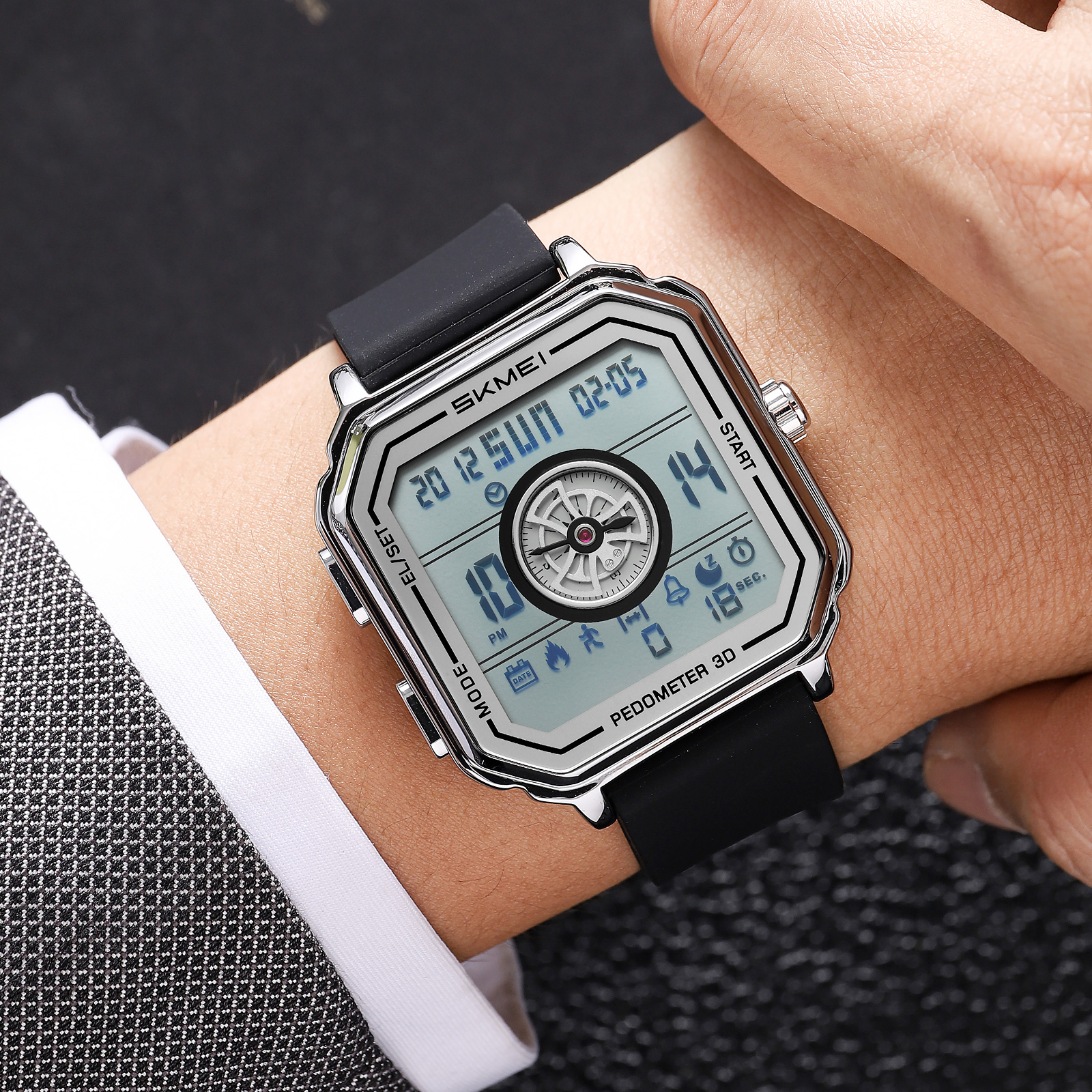 SKMEI 2507 METAL DIGITAL WATCH