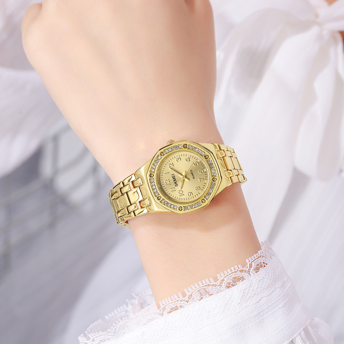 New Arrival Skmei 2508 Luxury Lady Quartz Watch 