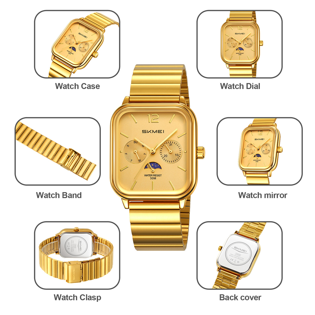 SKMEI 2509 Fashion Quartz Movement Wristwatch China Factory Manufacturer
