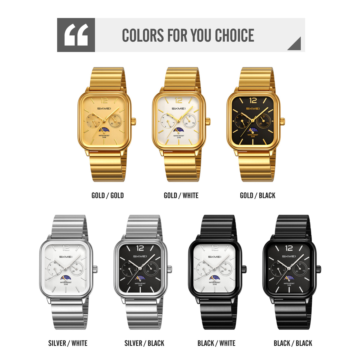SKMEI 2509 Fashion Quartz Movement Wristwatch China Factory Manufacturer