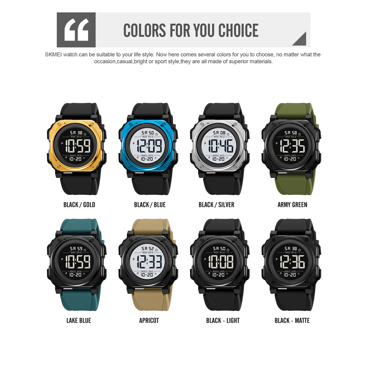 Skmei 2511 Wholesale Fashion Gents Digital Watch