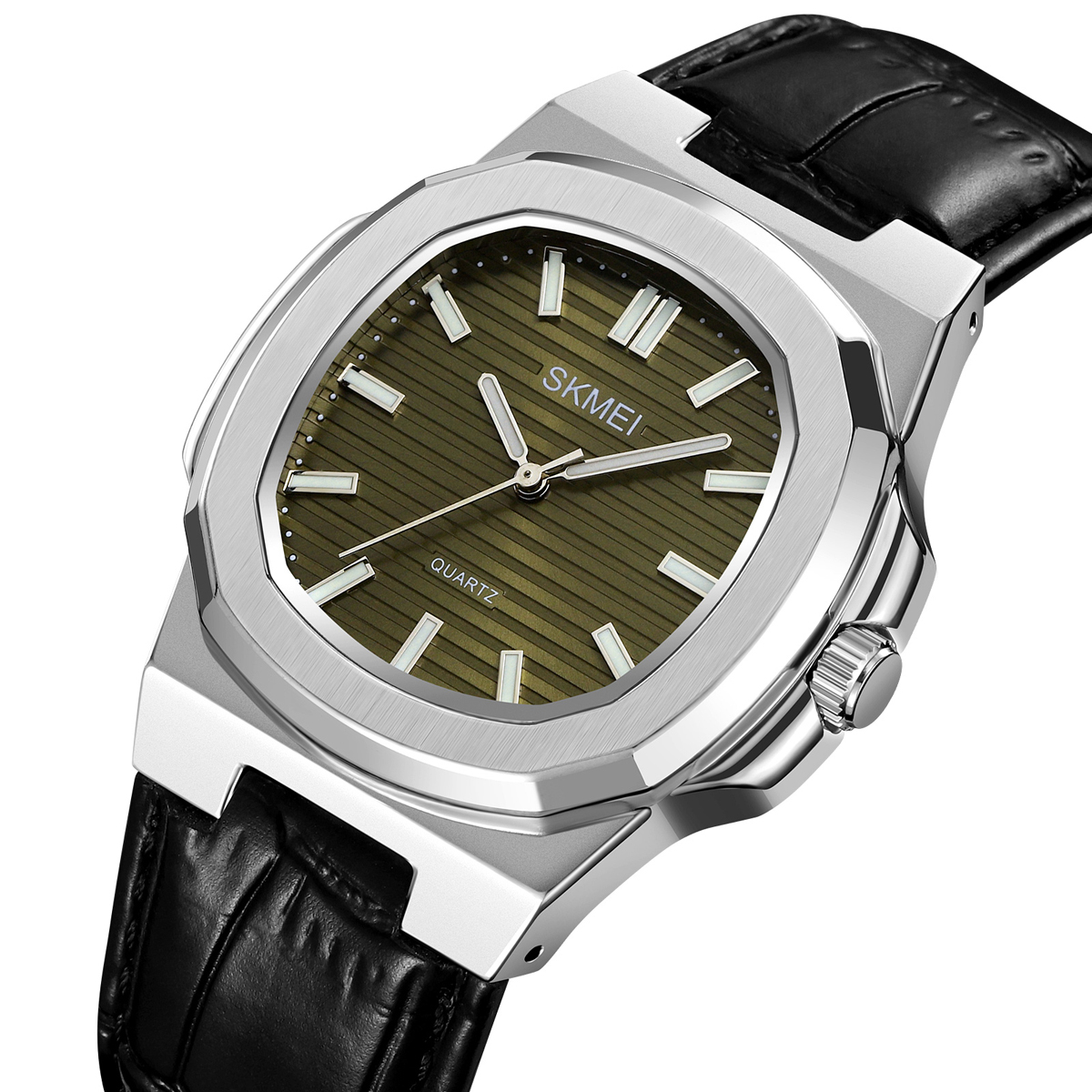 Fashion Watch SKMEI 2512 Quartz Watch Genuine Leather Band