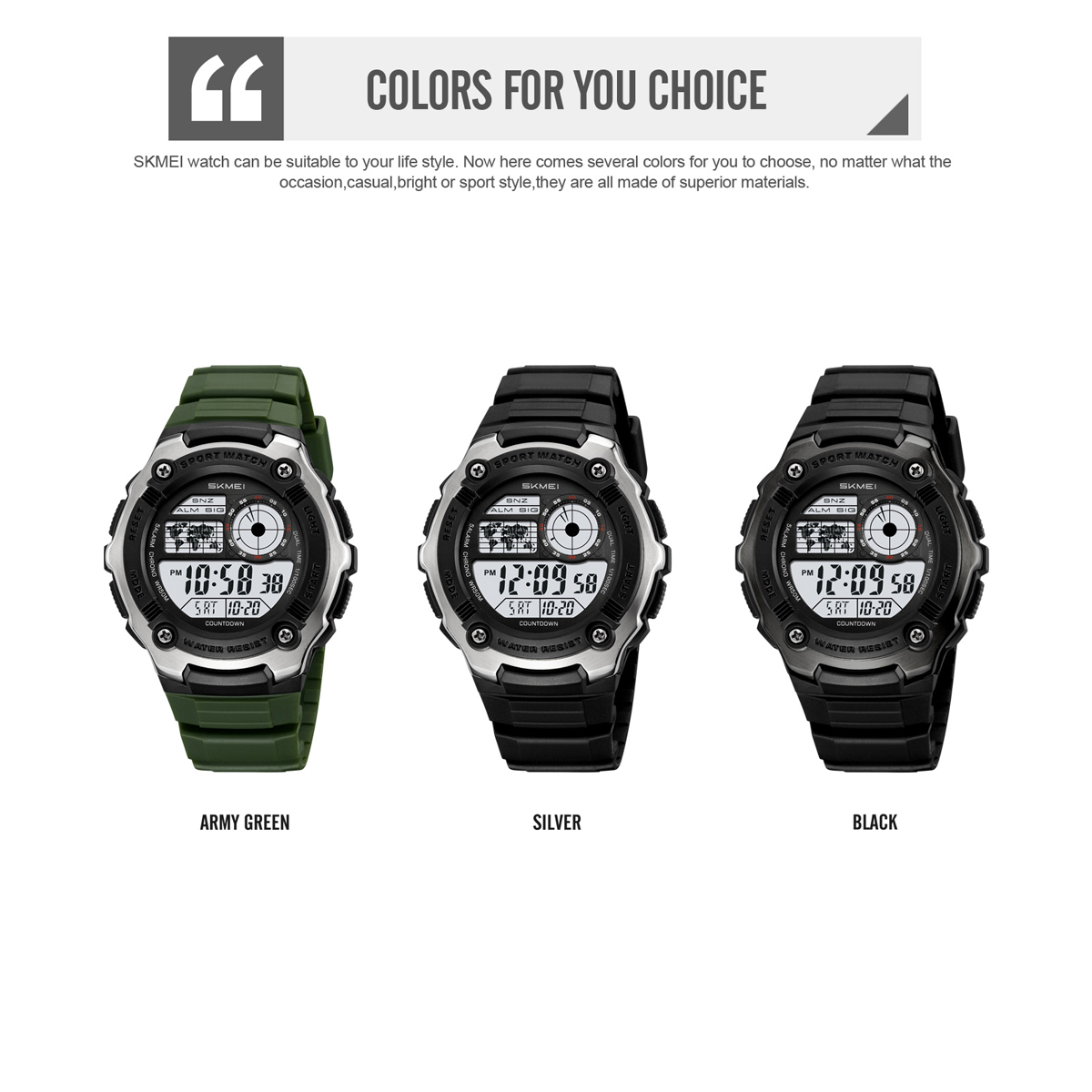 Wholesale SKMEI 2517 Sports Watch For Men Fashion Design Men Digital Watch