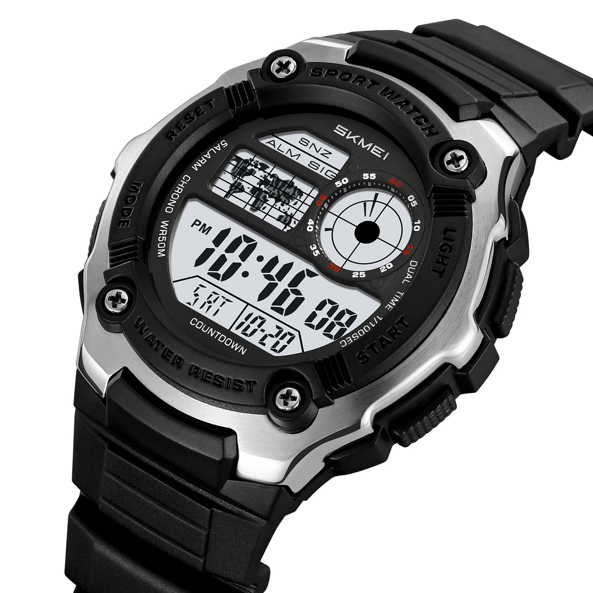 Wholesale SKMEI 2517 Sports Watch For Men Fashion Design Men Digital Watch