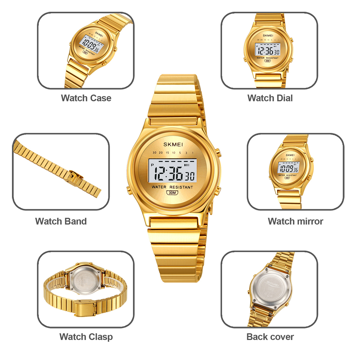 SKMEI 2521 Stylish Odm women Digital Watch