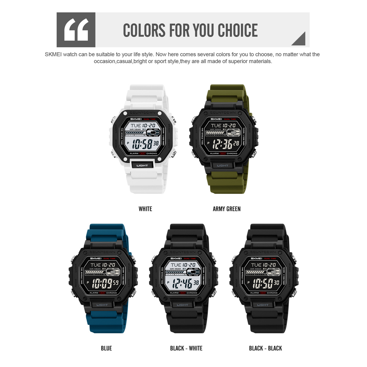 SKMEI 2523 Digital Sport Watch