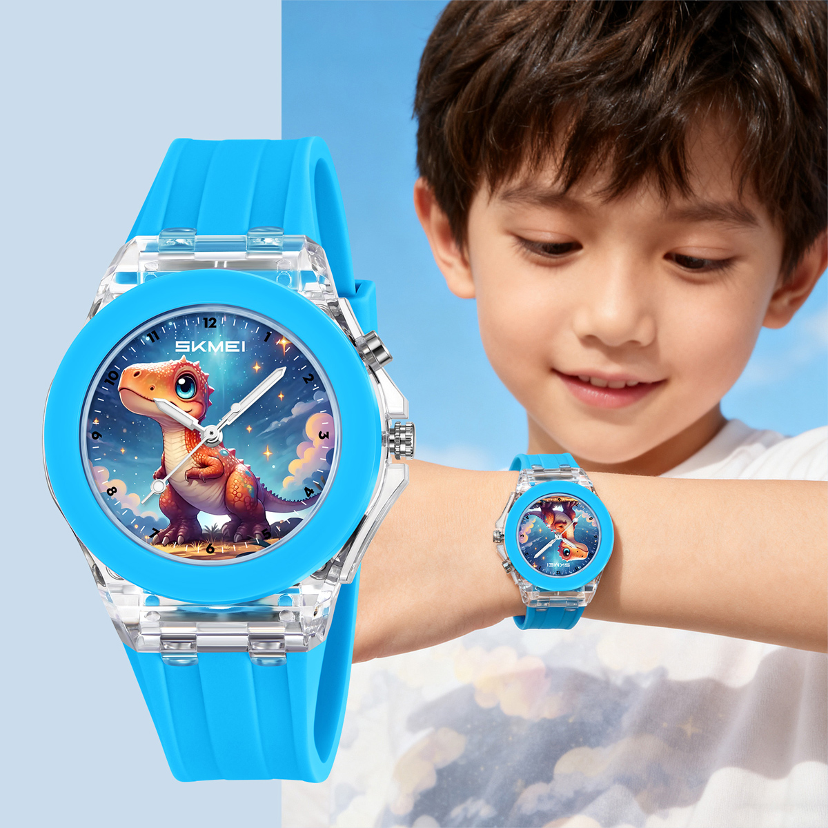 SKMEI 2525 KIDS CATOON DAIL WATCH