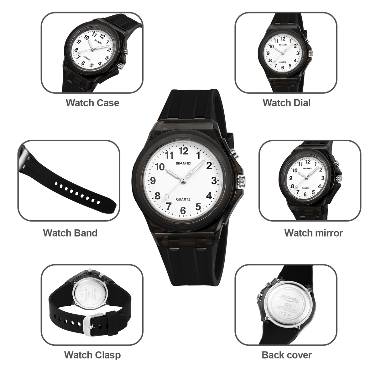 SKMEI 2525 KIDS CATOON DAIL WATCH