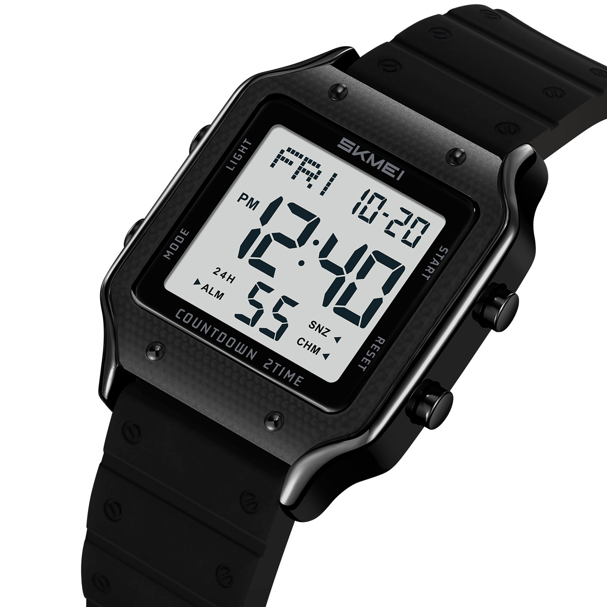 Skmei 2526 New Design Unique Man Digital Watch Original Silicone Strap