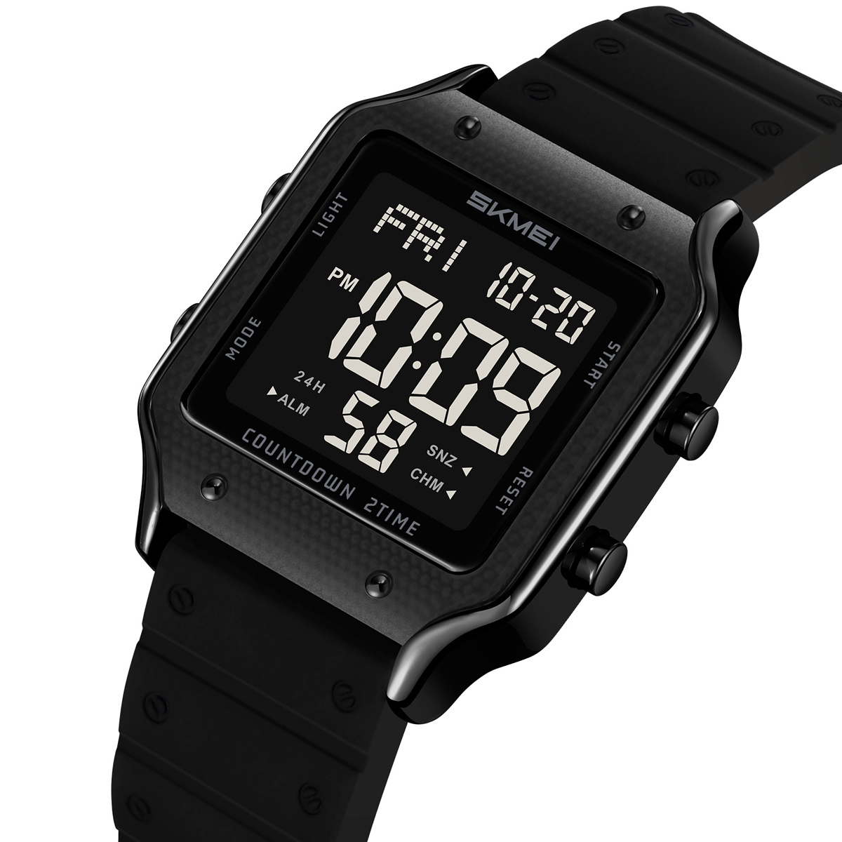 Skmei 2526 New Design Unique Man Digital Watch Original Silicone Strap