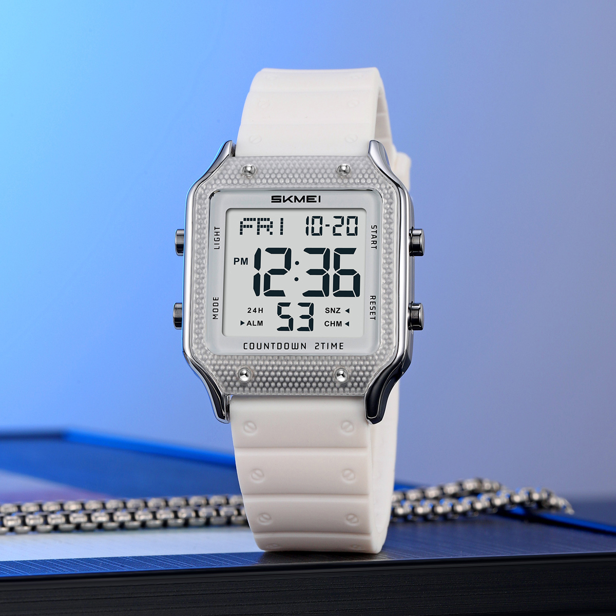 Skmei 2526 New Design Unique Man Digital Watch Original Silicone Strap