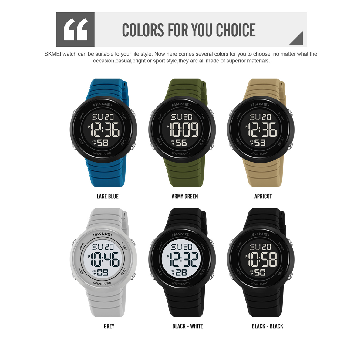 SKMEI 2529 New Electronic watch