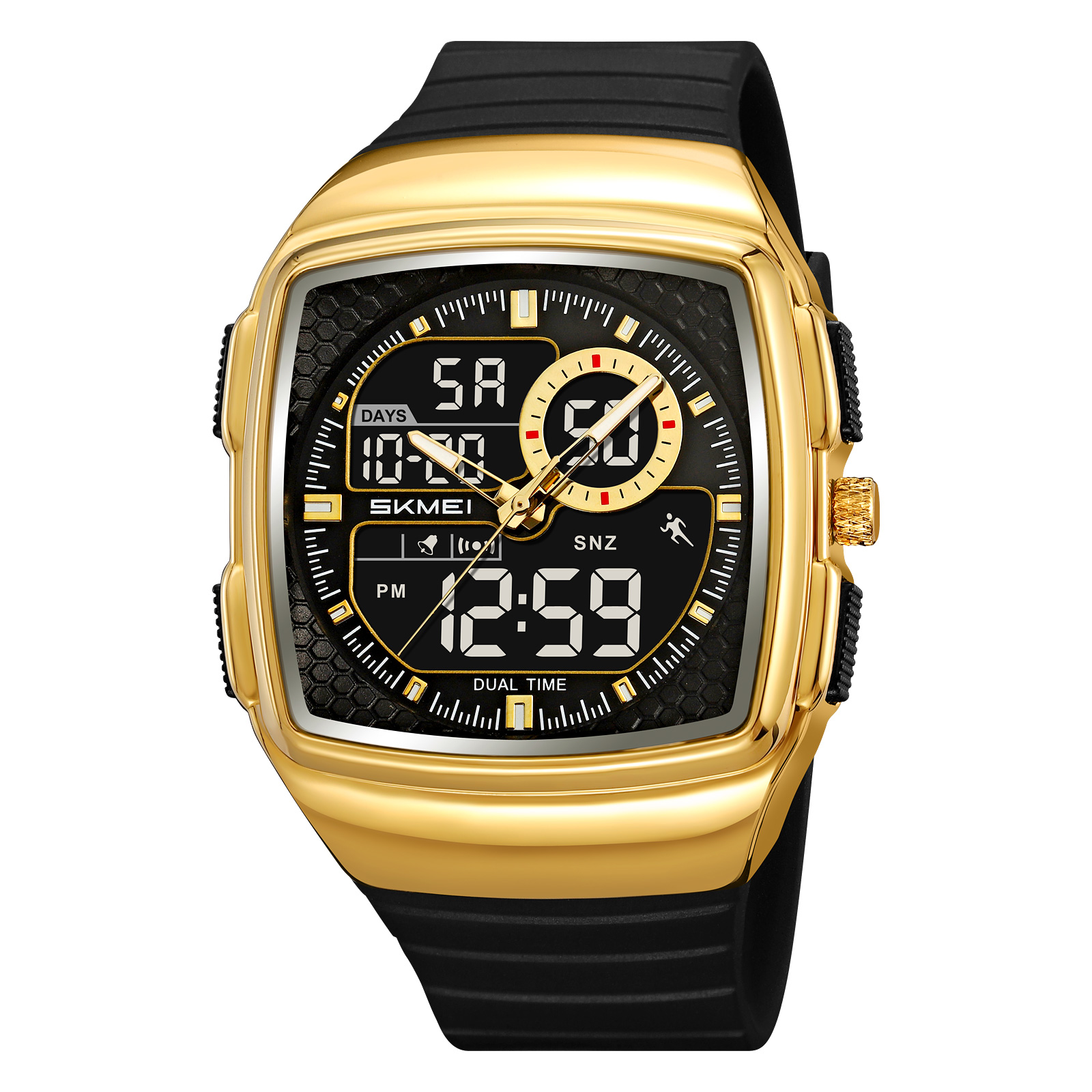 SKMEI 2530 Outdoor Analog Sports Square Men's Electronic Square Dial Watch