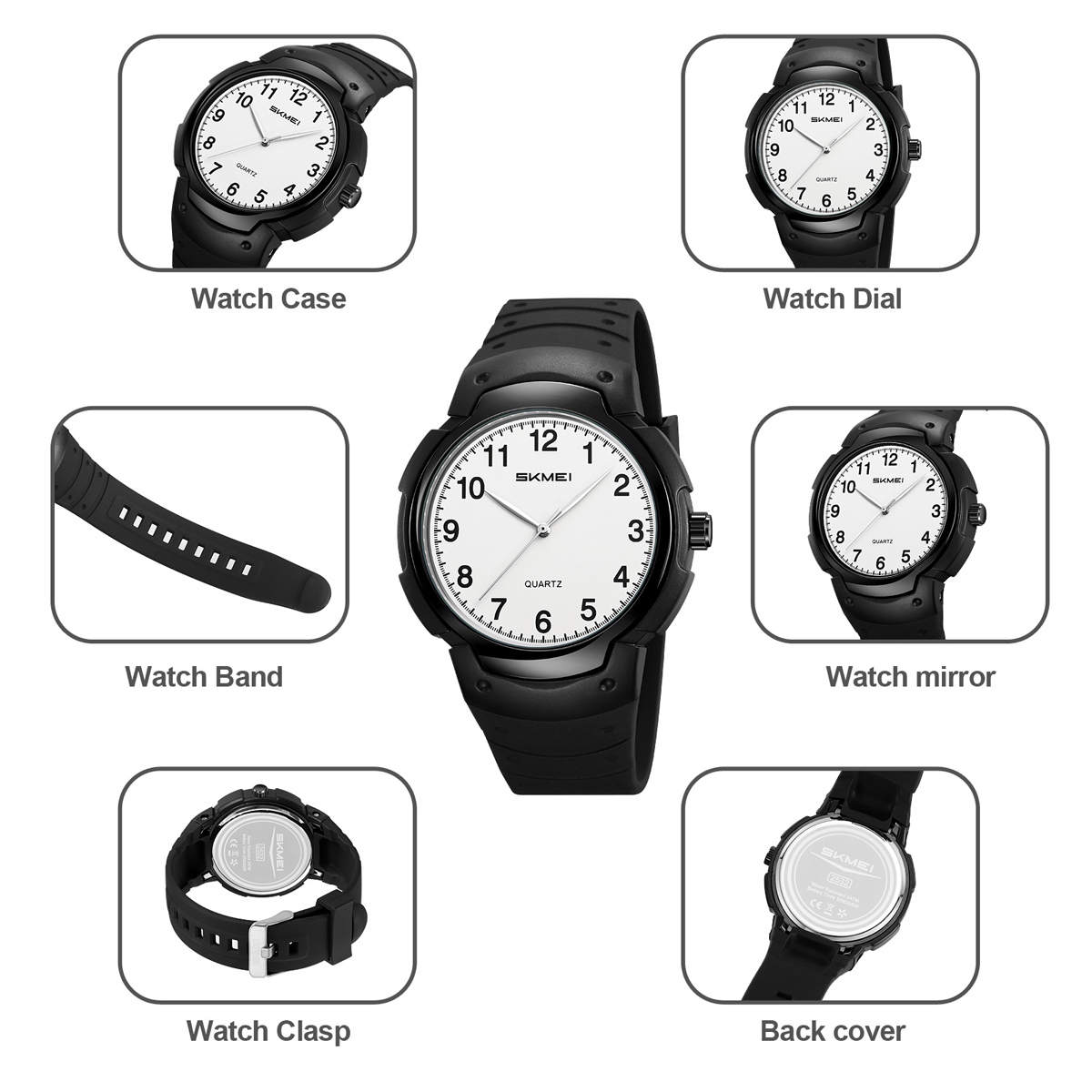 SKMEI 2532 SPORTS QUARTZ WATCHES